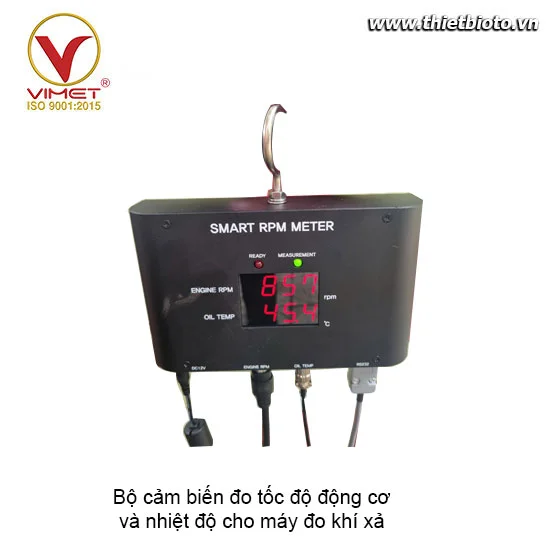 Bộ cảm biến thông minh đo tốc độ động cơ và nhiệt độ cho máy đo khí xả SMART RPM METER
